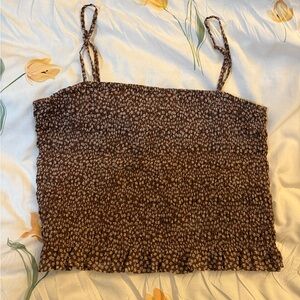 American Eagle Outfitters Brown Patterned Camisole